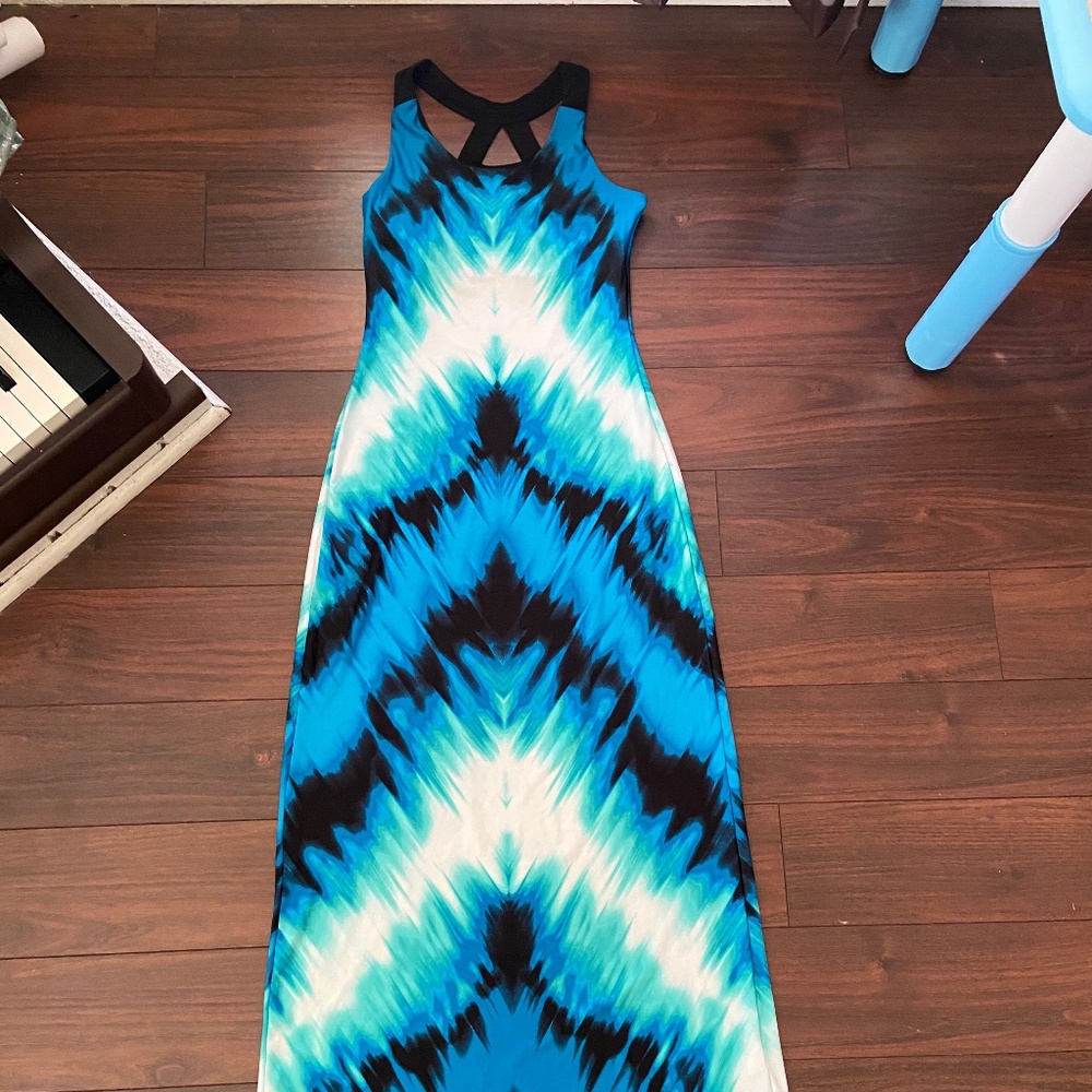 VENUS Tie-Dye Maxi Dress Stretchy Soft Size XS S